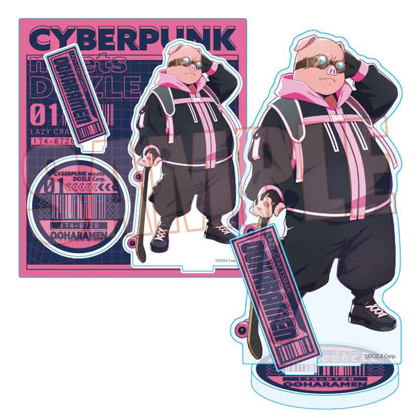 『ドズル社』アクリルスタンド /おおはらMEN(CYBERPUNK meets DOZLE Corp.)